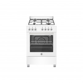 La Germania SE66 4 E B/24 Κουζίνα Ηλεκτρική 60lt με Εστίες Αερίου 60cm Λευκό